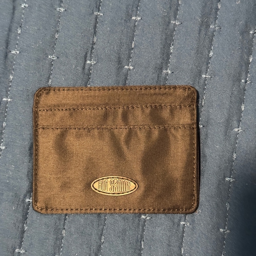 Sleek Black Card Holder